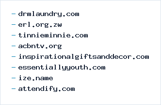 Sample of aged domains currently available for rent